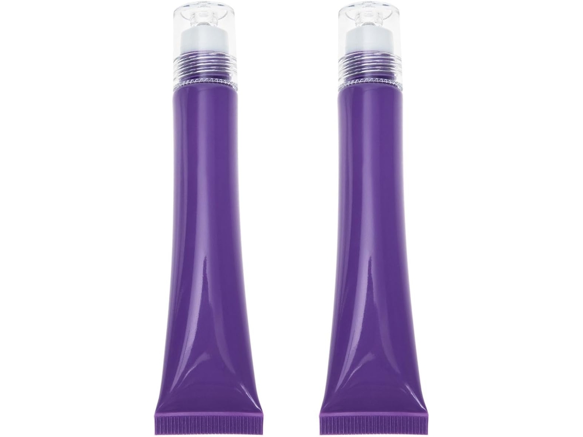 2 Frascos Roll-on Vazios De Plástico De 20g Para Uso Facial, Com Esfera De Aço Inoxidável