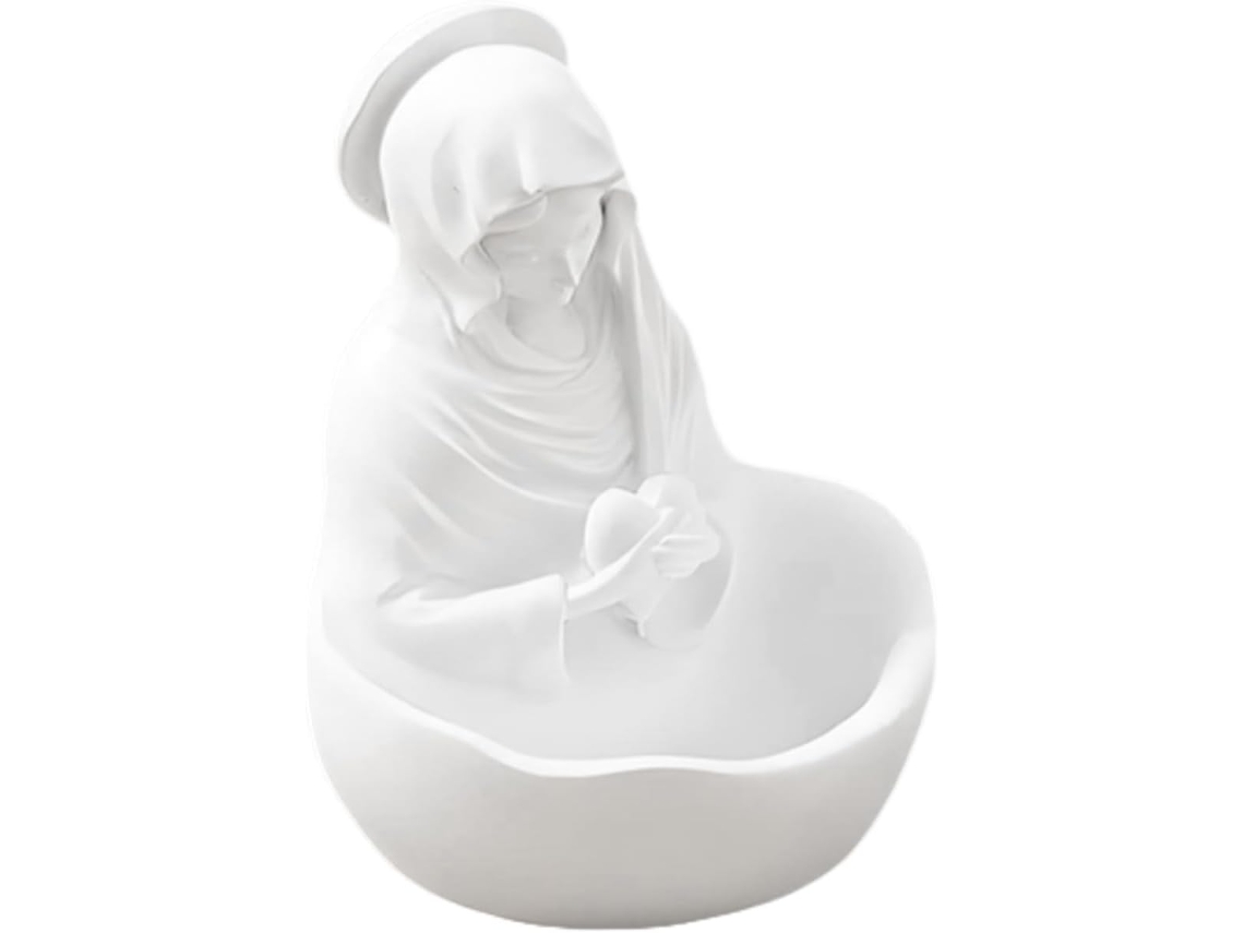 Est Tua da Virgem Maria Elegante Escultura Sagrada Porta Ros Rio Estatueta Religiosa Aben Oada para Batismo Natal VAYOTOY