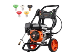 Máquina De Lavar De Alta Pressão A Gás Succebuy Vertical 3400 Psi 2,6 Gpm Com 5 Bicos