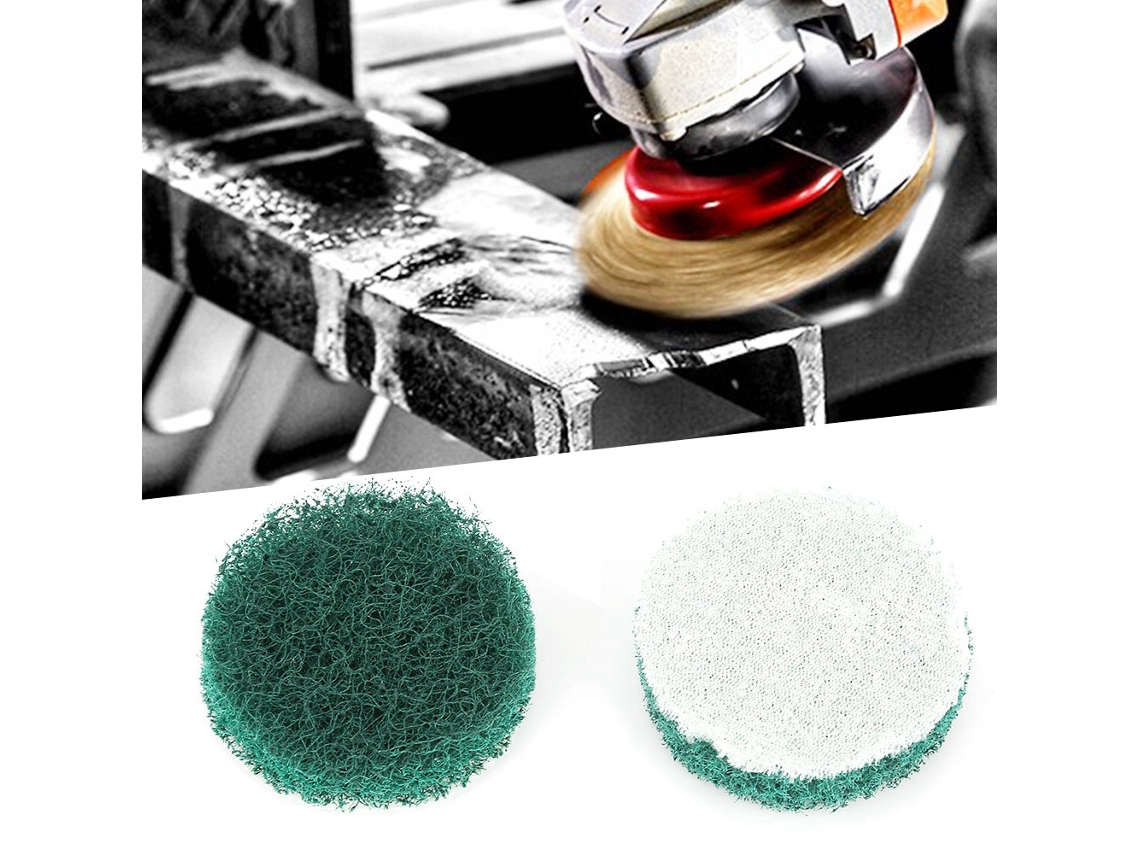 Laxiscreed Conjunto De 5 Pads De Lixa E Polimento Autoadesivos De 50mm Para Acabamento