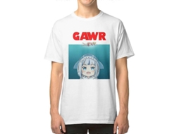 2026 camiseta Paródia Hololive En Gawr Gura