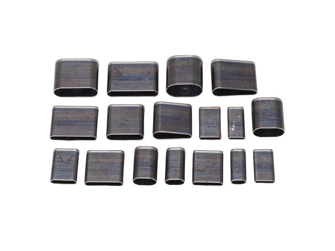 Kit De Molde De Corte De Couro Oval 17 Peças Com Puncho Oco Para Perfurar Couro