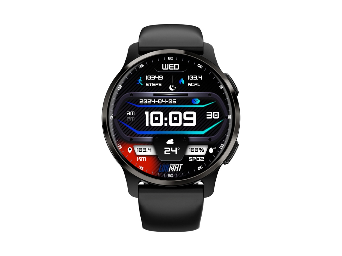 Relógio Inteligente Lokmat Appllp 2 Relógio Inteligente Amoled de 1.508 Polegadas EOOCOO (monitoramento de Saúde, Esportes À Prova D'água)