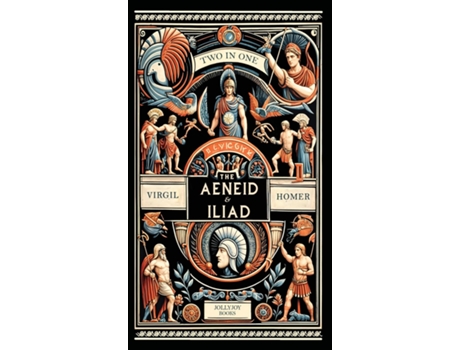 Livro The Aenied and The Iliad de Virgil (Inglês)