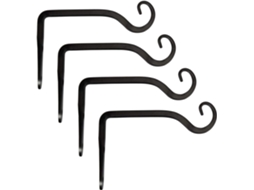 Pacote Com 4 Suportes Para Plantas Suspensas, Ganchos De Metal Para Plantas De Parede De 15 Cm Brilvibera
