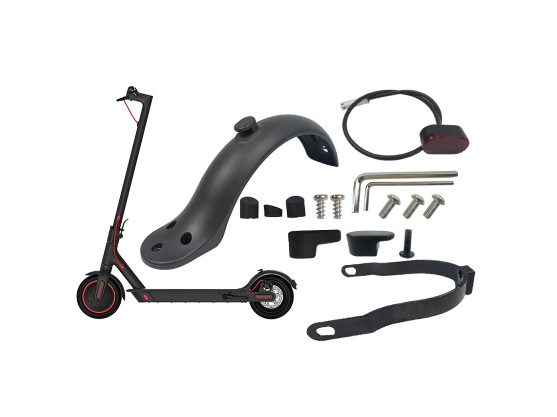 Anub aba Mudguard Traseira Compatível com Xiaomi M365 1s Essential Pro Pro2 Kit Completo Acessório Scooter Elétrico