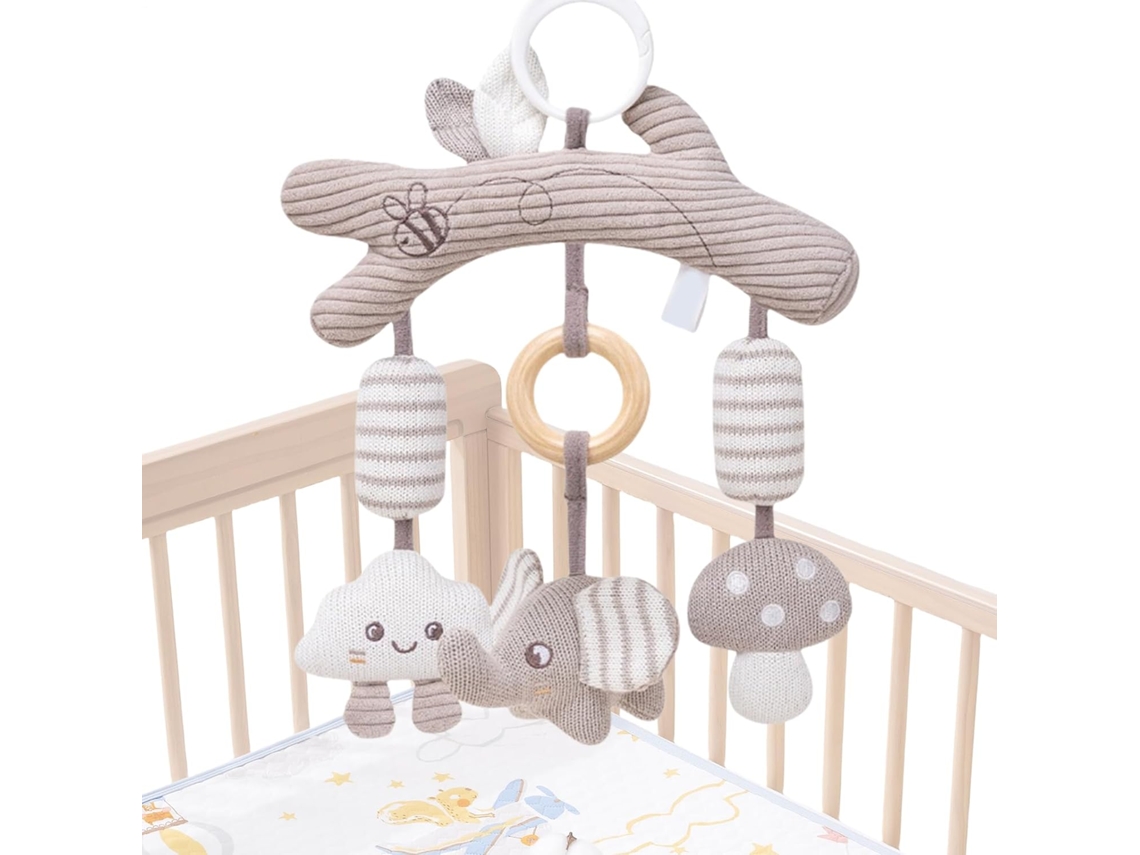 Brinquedos Para Carrinho De Bebê | Arco De Atividades Para Carrinho | Brinquedo Educativo Com Sino D Gokoco