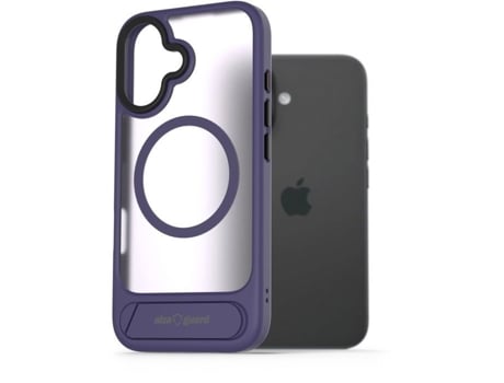 Capa Alzaguard Matte Compatível com Magsafe para iPhone 16 Fialový