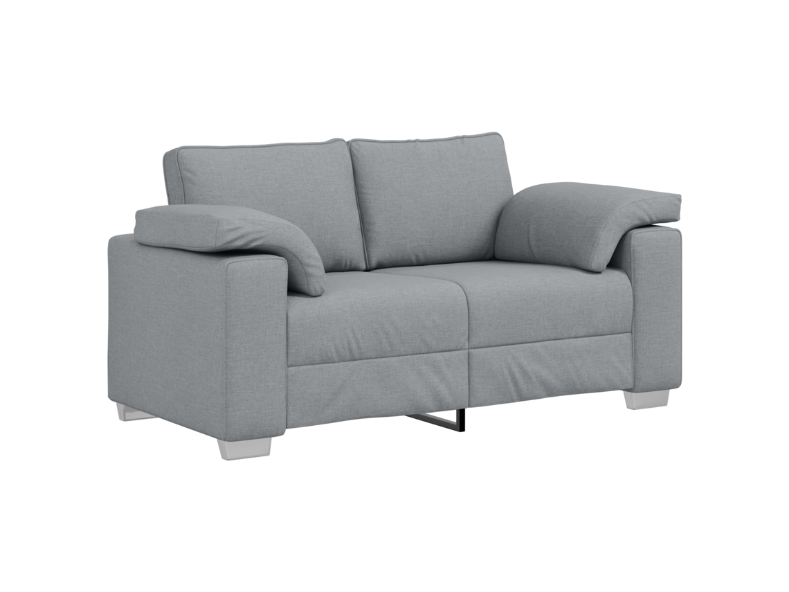 Conjunto 1 Sofá Vidaxl Cinzento Tecido (160 Cm)