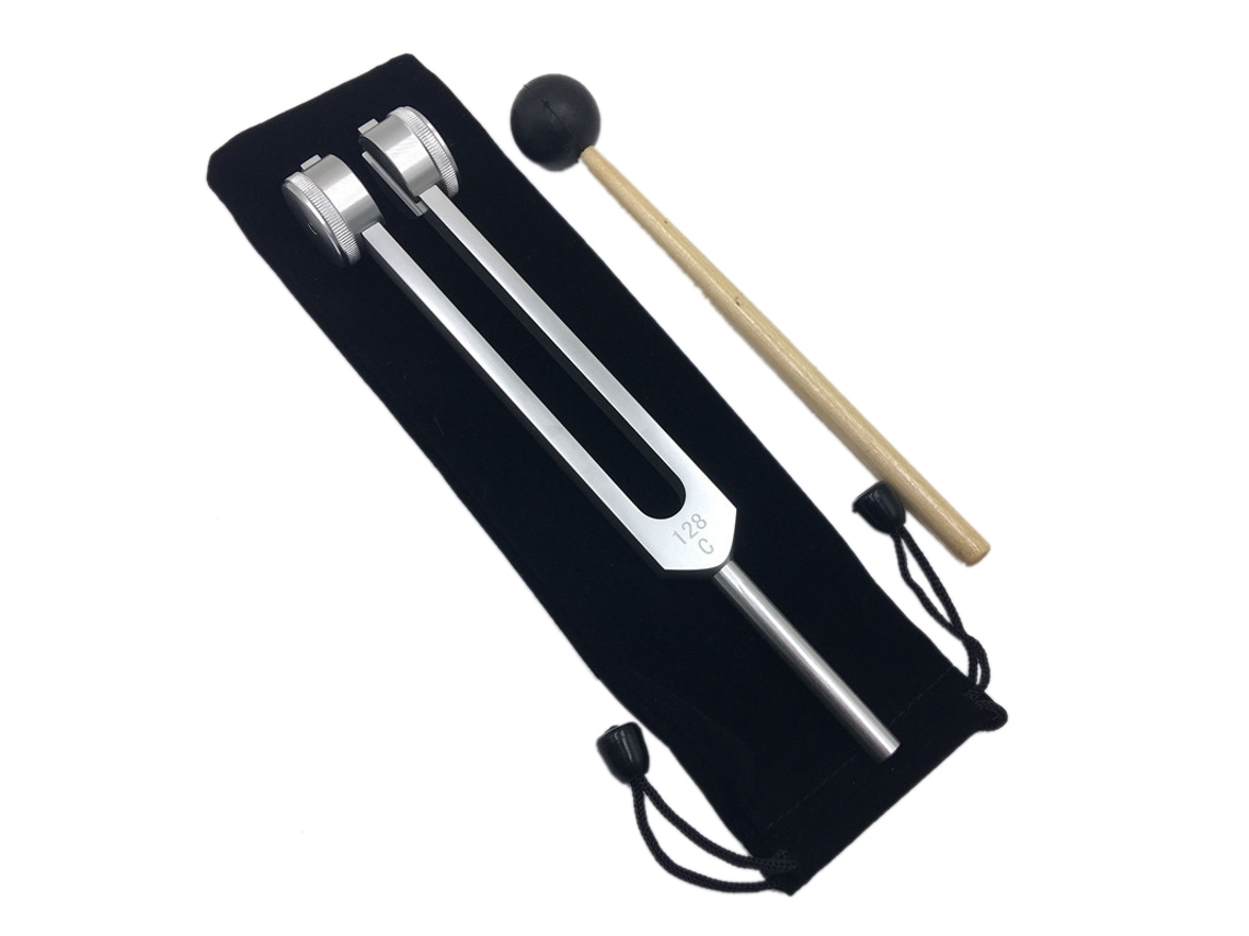 Garfo De Tun Temperado Alumínio Alta Dureza Ergonômico Com Martelo Reflexo Para Yoga Sons De Cura Médico Vermelho