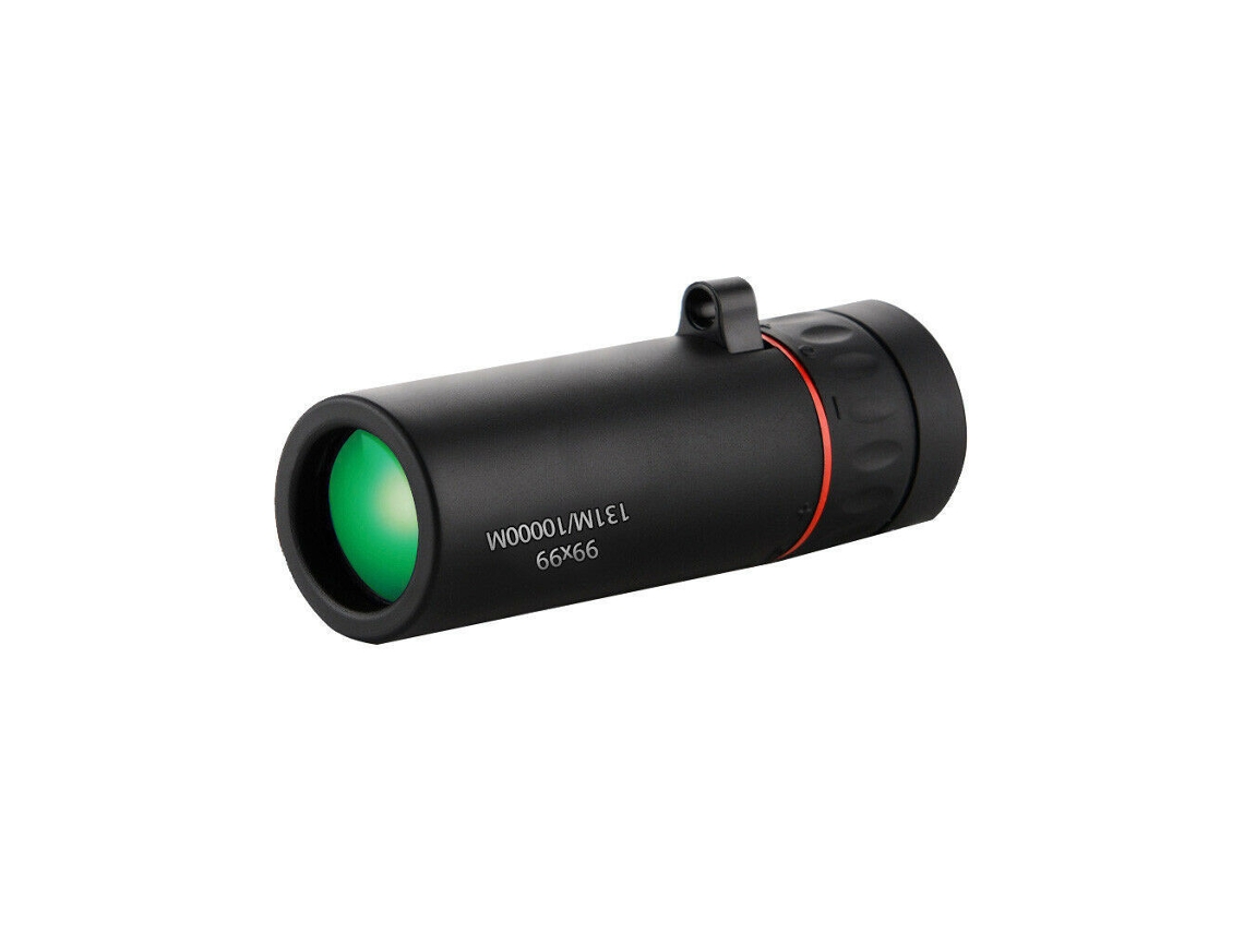 Mini Monóculo de Visão Noturna 99x99 com Zoom para Uso Externo em Condições Baixa Luminosidade BRILVIBERA