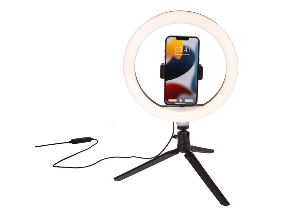 Lâmpada De Selfie Com Tripé Para Celular - Led