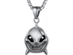 2026 colgante de Tiburón/pez/delfín Joyería Animal Collar Hombre Niño Acero Inoxidable 316l 07 Hip Hop Shark Inoxidável