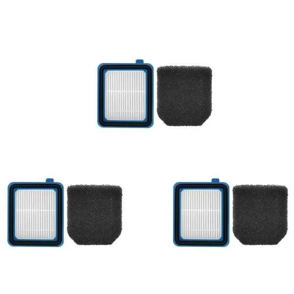 3 Filtros Hepa de Substituição para Aspirador de Pó Lg Q6 Q7 Q8 Wq61/wq71/wq81 BRILVIBERA