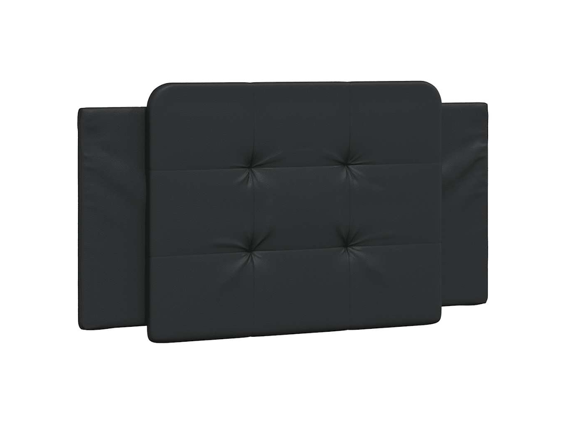 Almofada de Cabeceira Zadar, 100 Cm, Couro Sintético, Preto MAISON EXCLUSIVE