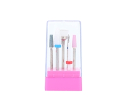 Conjunto de 7 cabeças de lixamento de unhas profissionais para remoção de pele morta e polimento TZ-02