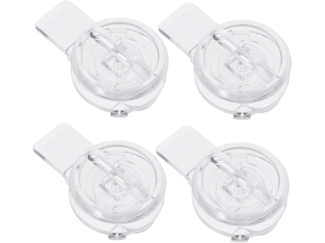 Conjunto De 4 Travas Acrílico À Prova Bebês Para Armários, Com