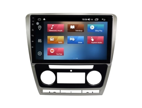 Radio Navigation Gps Skoda Octavia Ii 2004 2013 Android Auw
