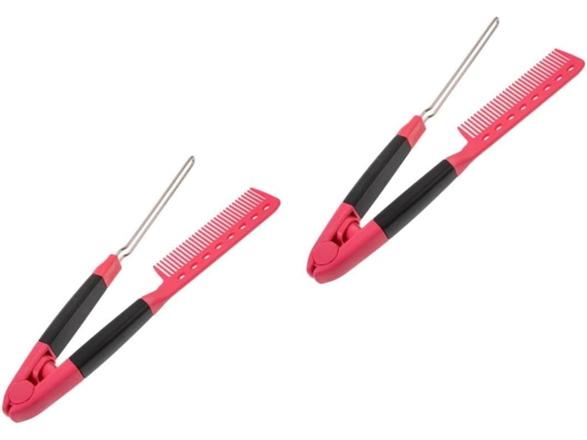 Conjunto De 2 Pentes Alisadores Cabelo