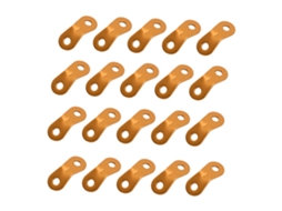 Ajustador de Corda Alumínio Resistente 20pcs Ouro