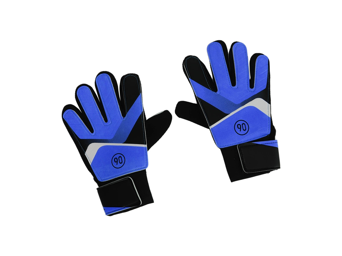 Luvas De Goleiro Infantil Anti Derrapante Para Futebol Com Design Ergonômico E Material Premium Azul 15-16cm