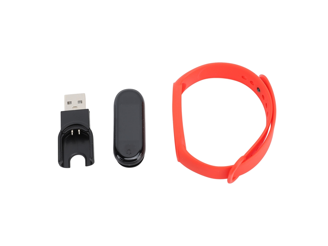 Mali relógio Inteligente Fitness Tracker com Pedômetro Ip67 Monitoramento de Sono para Homens e Mulheres Vermelho