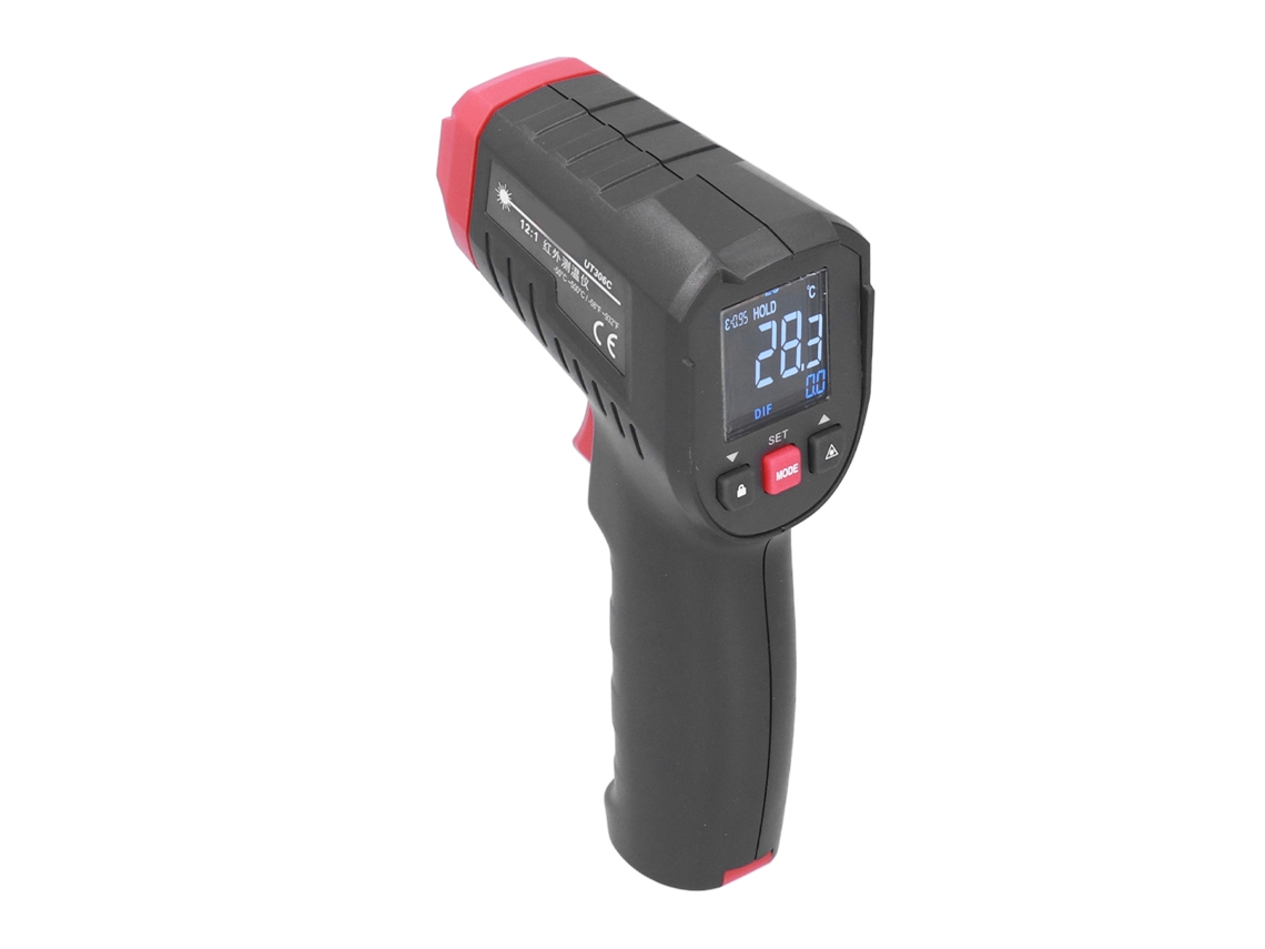 Termômetro Infravermelho Digital UT306C Sem Contato Gun Industrial Alta Precisão