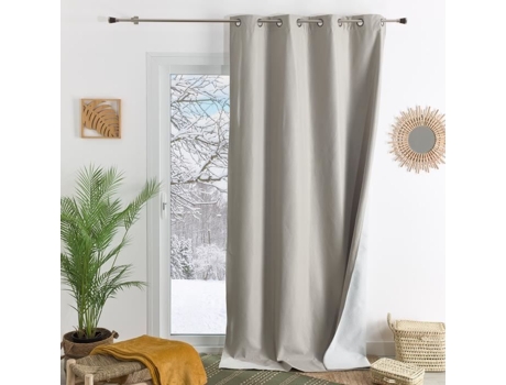 Cortina Blackout Polar para Móveis Areia 140X260 Cm HOME MAISON