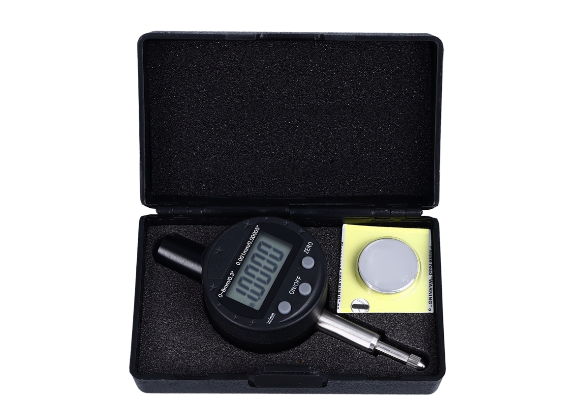 Indicador Dial Digital Com Tela Resolução 0.00005in/0.001mm Intervalo 0-8mm Ferramenta De Medição Para Indústria E Laboratório