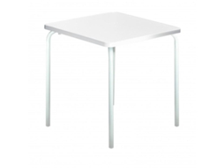 Mesa apilable blanca 68x68cm r64b