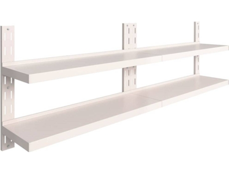 Prateleira  3055900 (Aço inoxidável - 240 x 30 cm - Cinzento)