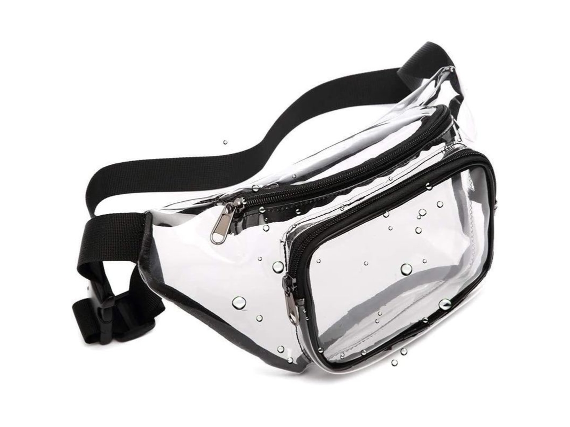 Bolsa Transparente para Estádios, Unissex, Resistente à Água | S/MARCA