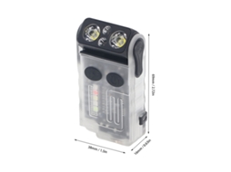 Laxiscreed Lanterna Led Compacta E Potente Com Giro De 180° Para Uso Versátil