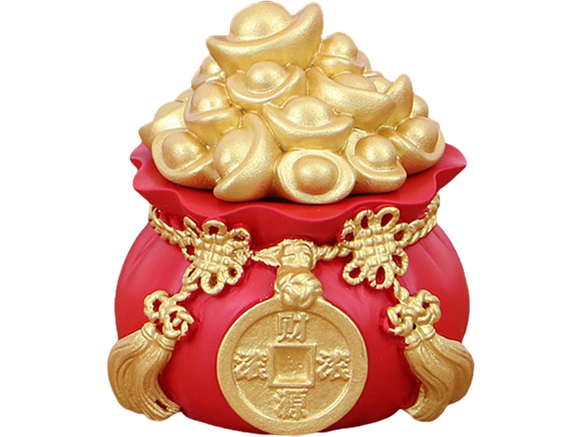 Enfeite Carro Criativo Retrô Resina Prateada Formato Bolsa Ornamento Decorativo Resistente Escritório Jardim GOKOCO