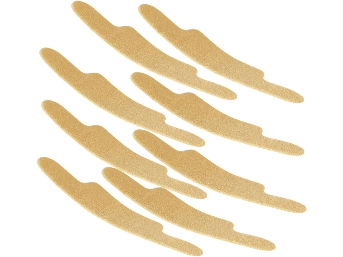 Protetores De Calcanhar Antiatrito, 10 Pares, Amarelo Aveludado