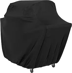 Capa Para Churrasqueira A Gás Para Exterior, Impermeável, Resistente Aos Raios Uv, Durável, 66 Polegadas, Grande, Preta. Igvtrade