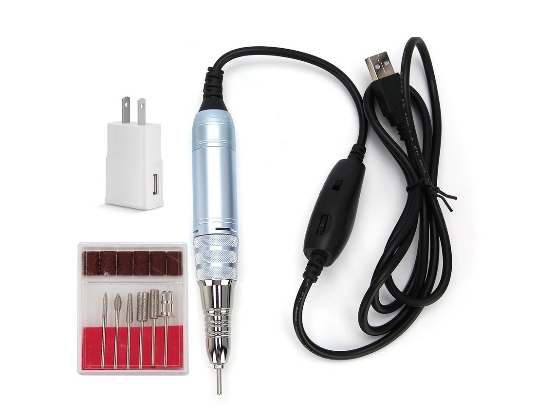 Máquina De Broca Para Unhas Portátil 22000rpm Furadeira Elétrica Polidor Manicure Ferramenta Plug Us 110-240v