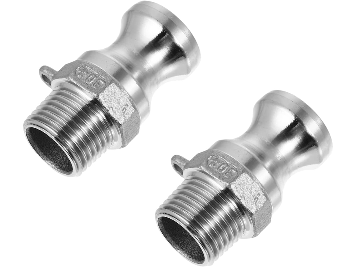 Conjunto De 2 Conectores Rápidos Tipo F Com Encaixe Came E Ranhura,