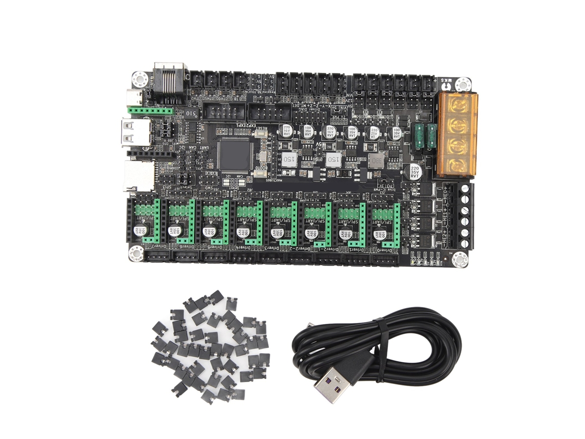Placa Mãe Mks Monster8 V2.0 32 Bits Controlador 8 Eixos Peças Impressora 3d