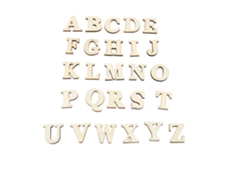 Laxiscreed Conjunto De Letras E Números Adesivos Em Madeira Para Decoração, Diy E Presentes Para Crianças