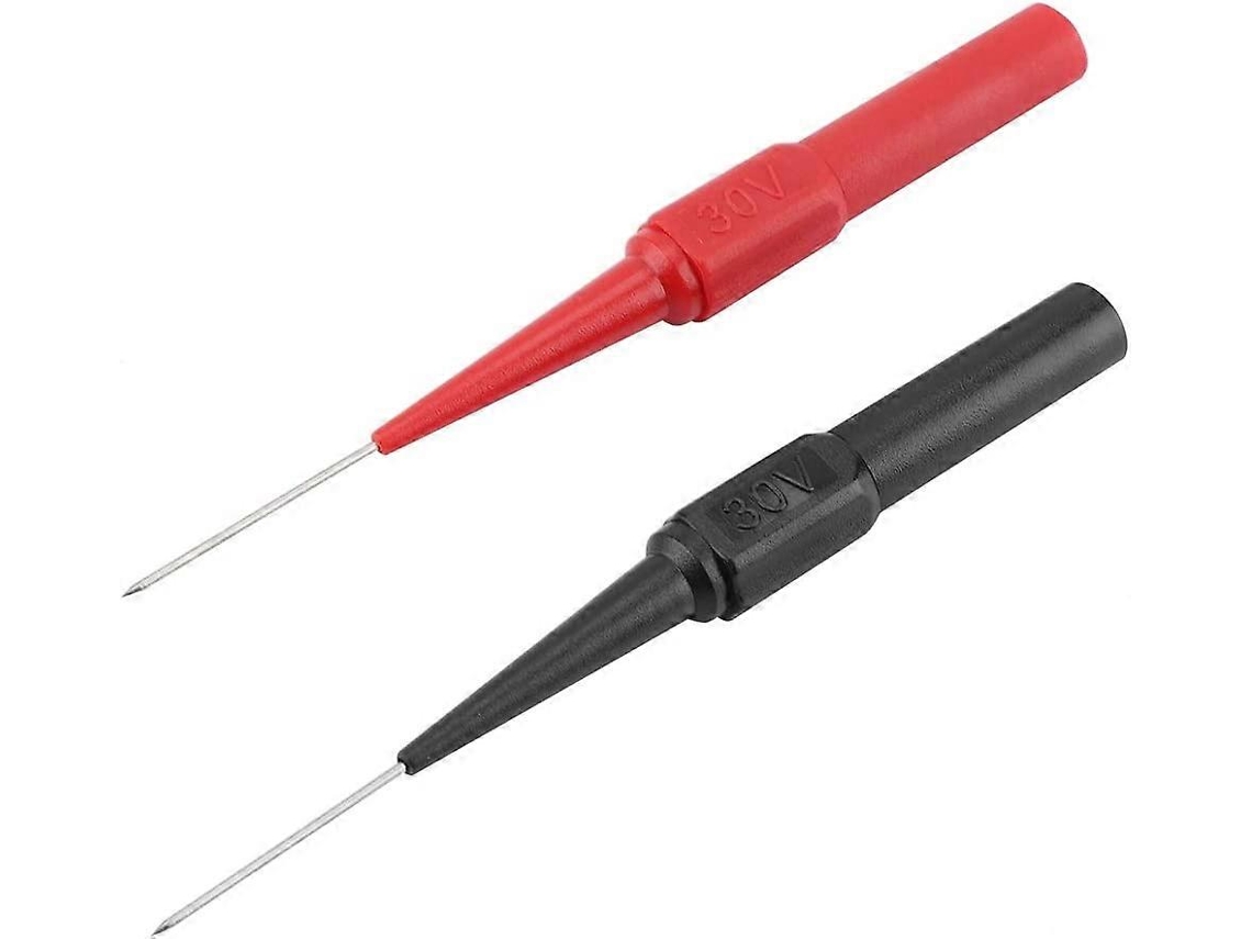 Pontas De Prova Para Multímetro Com Pontas De Aço Inoxidável E Haste De Teste Flexível De Silicone. Aquaforge