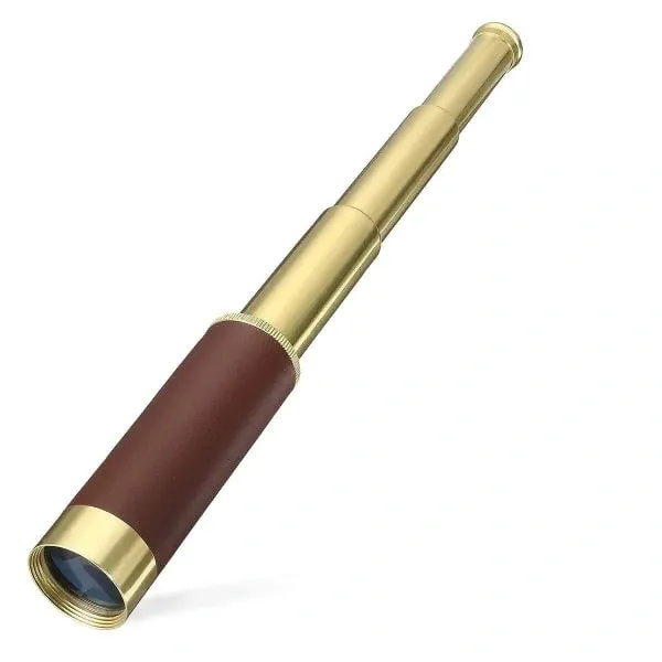 Monocular Retrô, 25x30, Dobrável, para Camping e Passeios de Barco AQUAFORGE