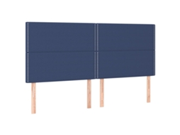 Headboard, Headboards Vidaxl Azul Tecido (200 Cm)