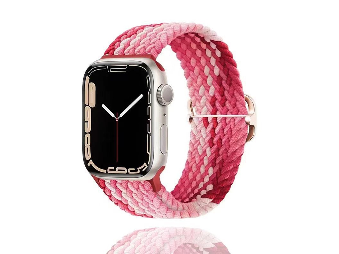 Pulseira de nylon trançado para Samsung Galaxy Watch 20mm vermelho morango HEXINYIGJLY