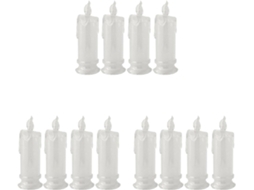 Conjunto De 12 Velas De Led, Velas De Pilar De Led Em Promoção, Com Bateria Inclusa, Decoração Para Gokoco