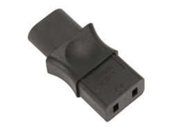Aetheria adaptador Iec320 C8 para C9 Conector Macho para Fêmea 6a 250v 1500w Conversor de Energia