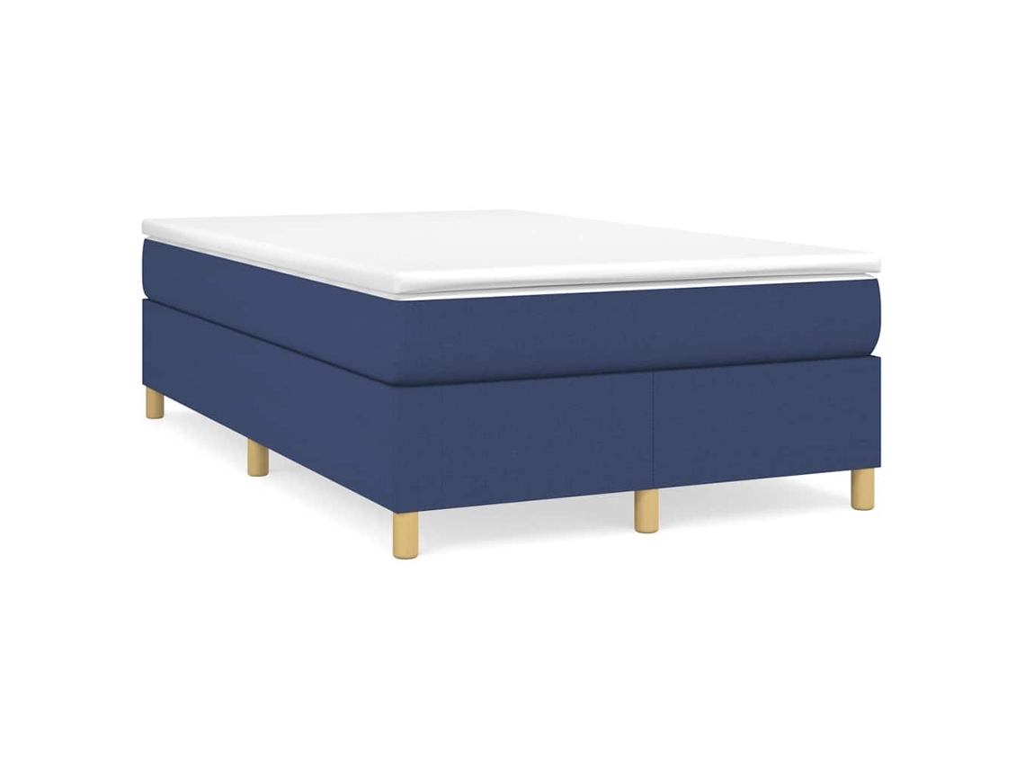 Box Spring Bed, Box Spring Beds Vidaxl Azul Tecido (120 X 200 Cm)