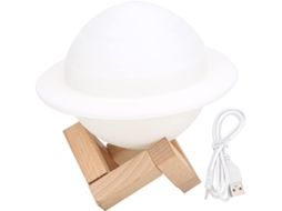 Mini Luminária De Mesa Inteligente Em Formato Fofo, Com Led E Bateria