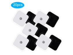 20 Unidades De Eletrodos 5x5cm Para Massagem Fisioterápica, Placas Autoadesivas.