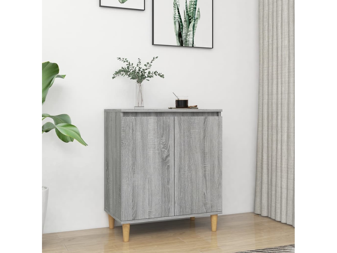 Aparador de 60x35x70 cm, Madera Procesada, Color Gris Sonoma